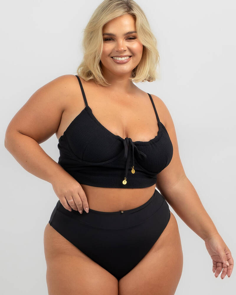 Kaiami Rita High Waisted Bikini Bottom for Womens