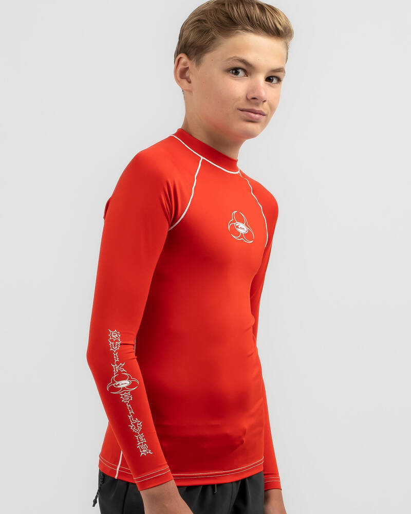 Quiksilver Boys' Long Sleeve Saturn Rash Vest for Mens