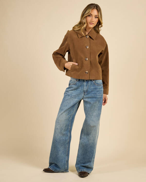 Mooloola Joplin Faux Suede Jacket for Womens