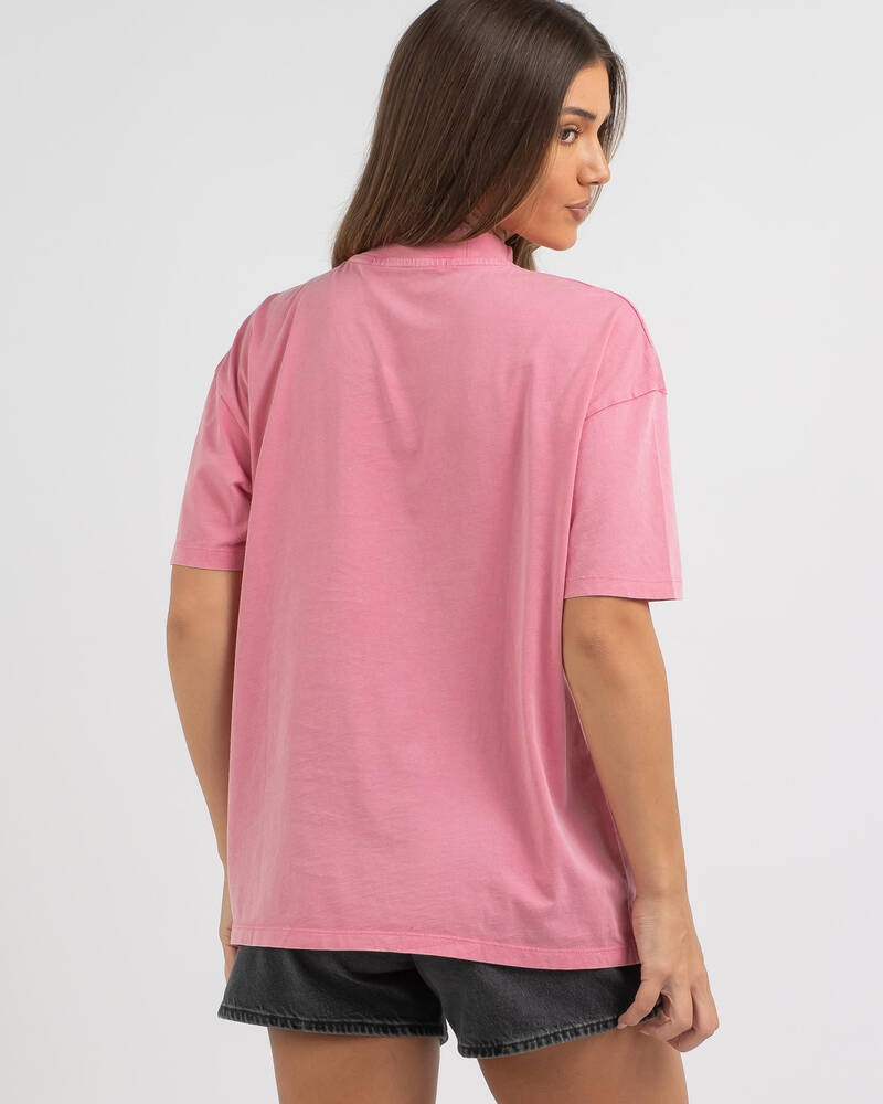 Calvin Klein Monogram Washed Boyfriend T-Shirt for Womens