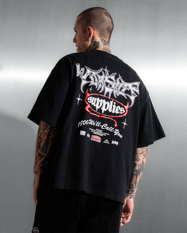 Worship Supplies Survival Crop T-Shirt for Mens