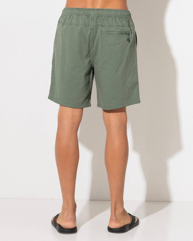 Salty Life Vision Elastic Waist Shorts for Mens