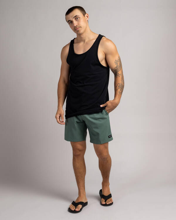 Volcom Stones Hybrid Elastic Waist Shorts for Mens