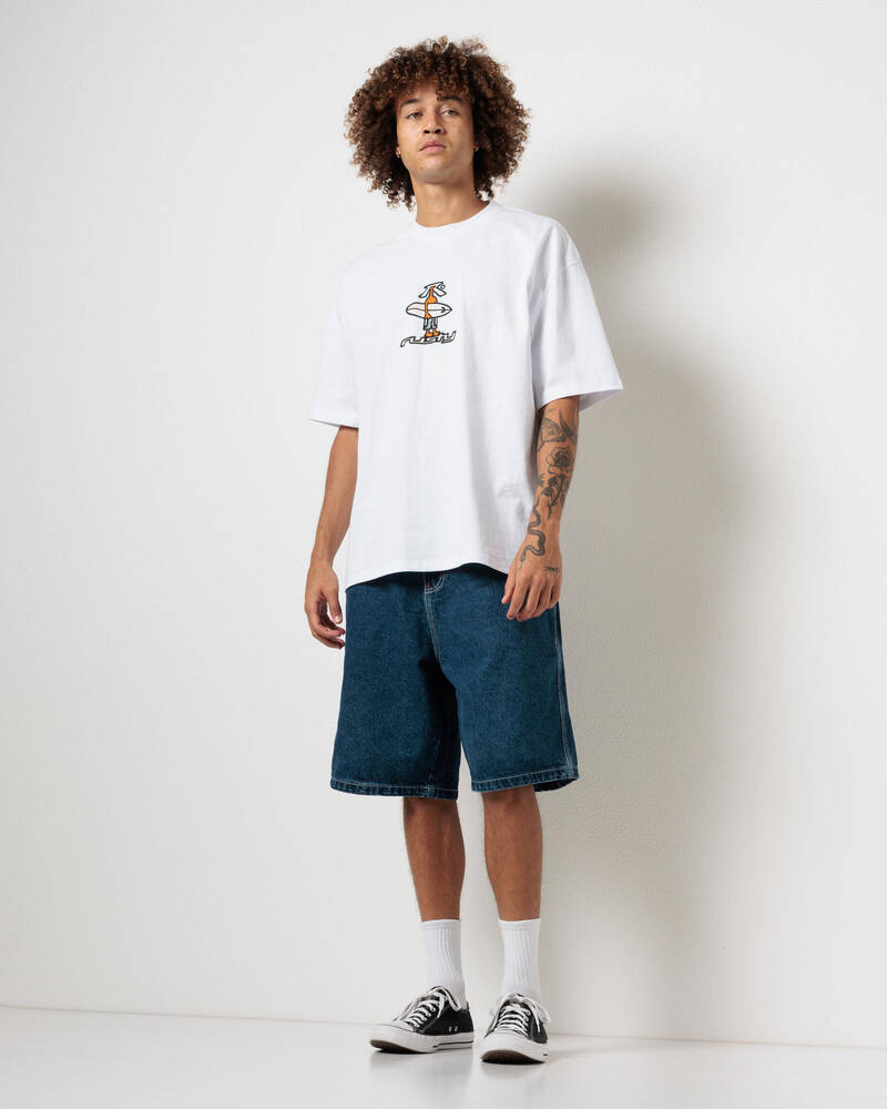 Rusty Turbo Baggy Denim Shorts for Mens