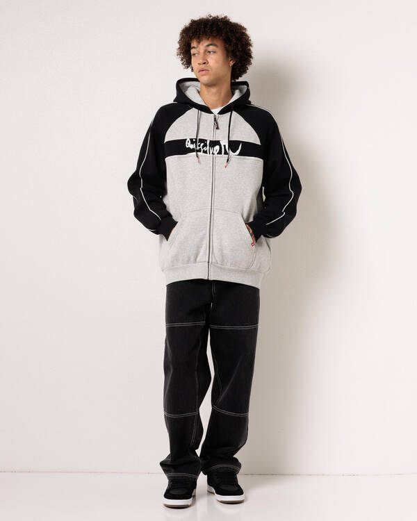 Quiksilver YG Operator Zip Through Hoodie for Mens