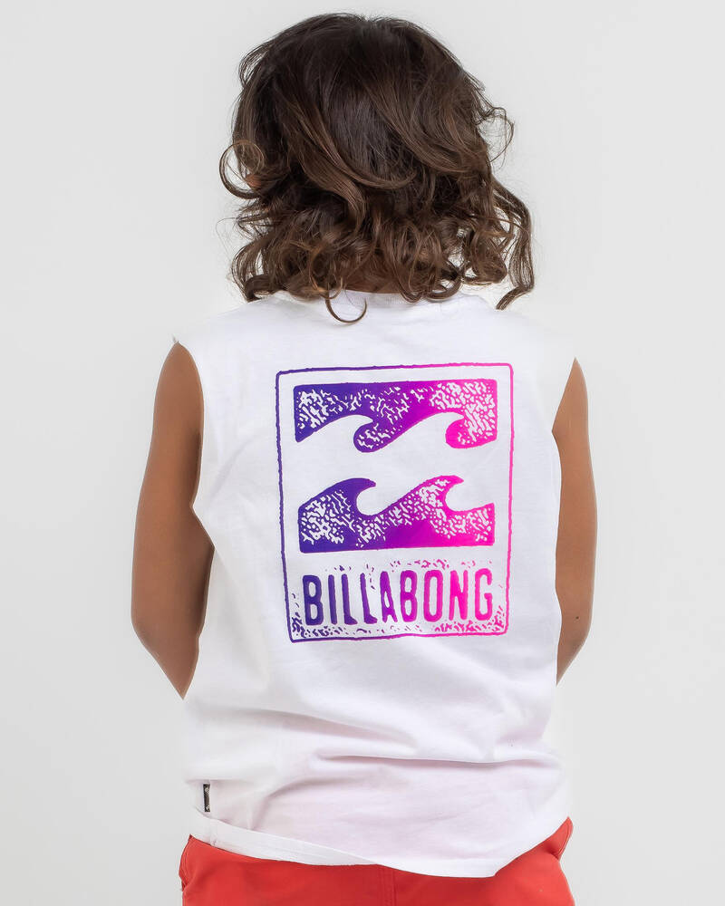 Billabong Toddlers' Crayon Wave Muscle Tank for Mens