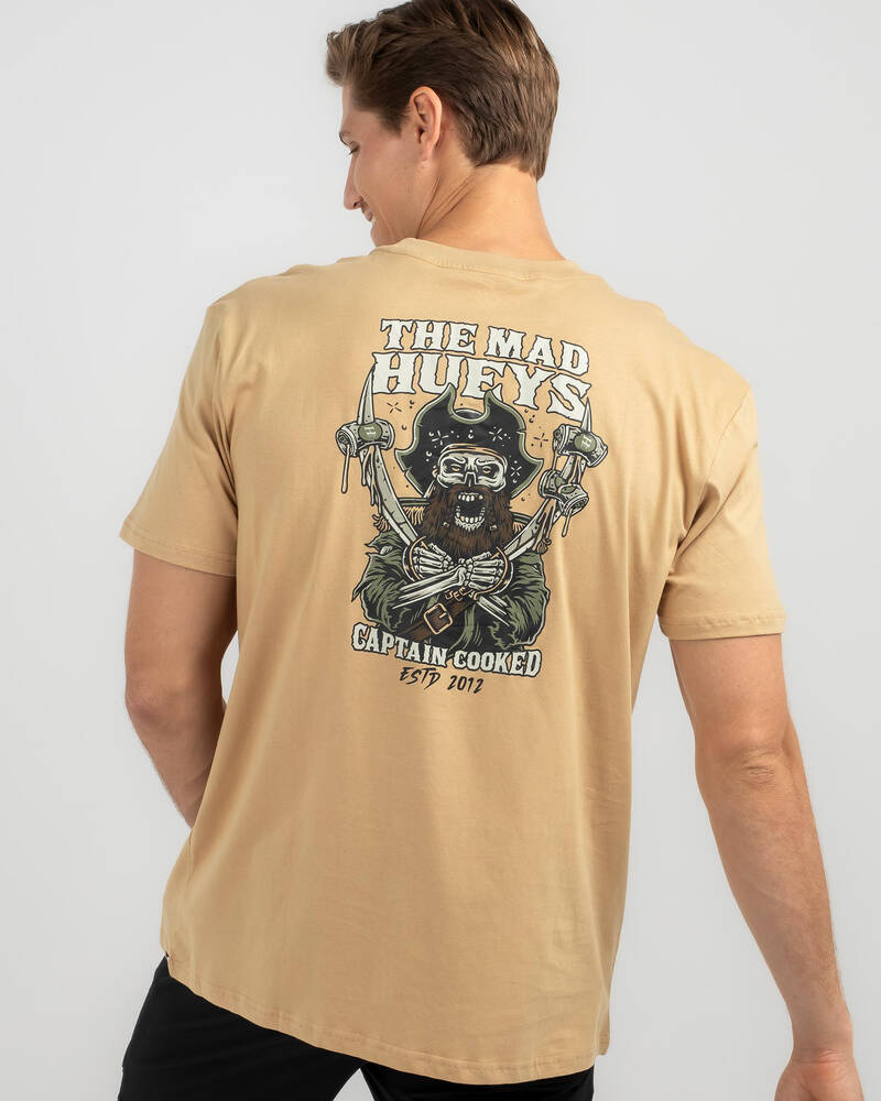 The Mad Hueys Captain Cooked T-Shirt for Mens