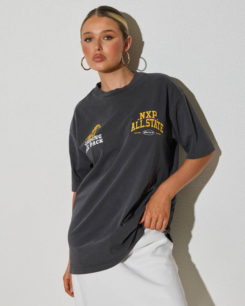 Nena & Pasadena All State Box Fit T-Shirt for Womens