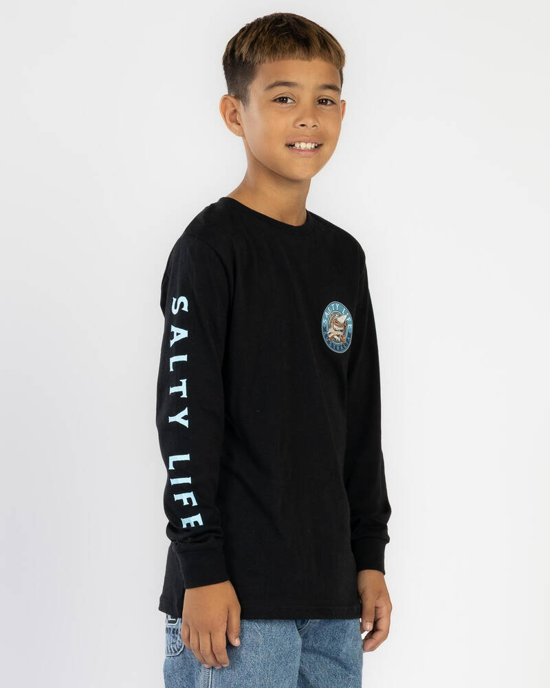 Salty Life Boys' Born To Be Wild Long Sleeve T-Shirt for Mens