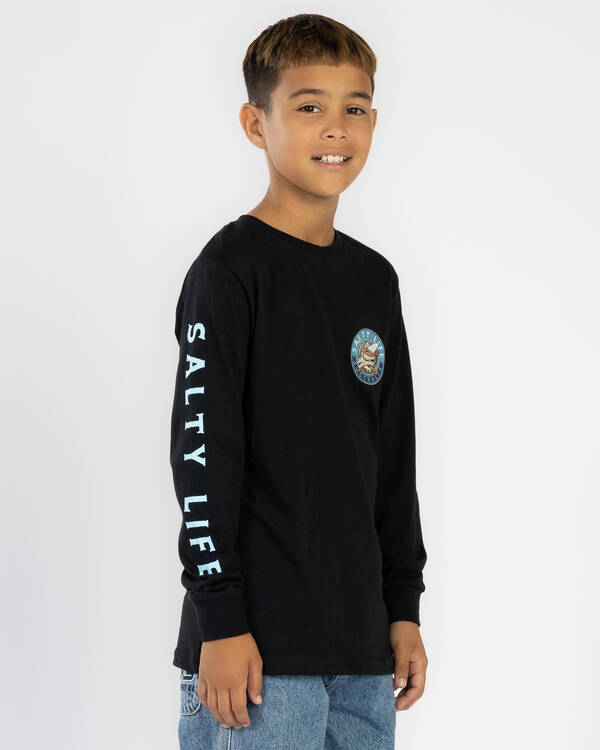 Salty Life Boys' Born To Be Wild Long Sleeve T-Shirt for Mens