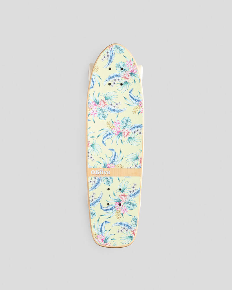 OBfive Leilani Lemon 28" Cruiser Skateboard for Womens
