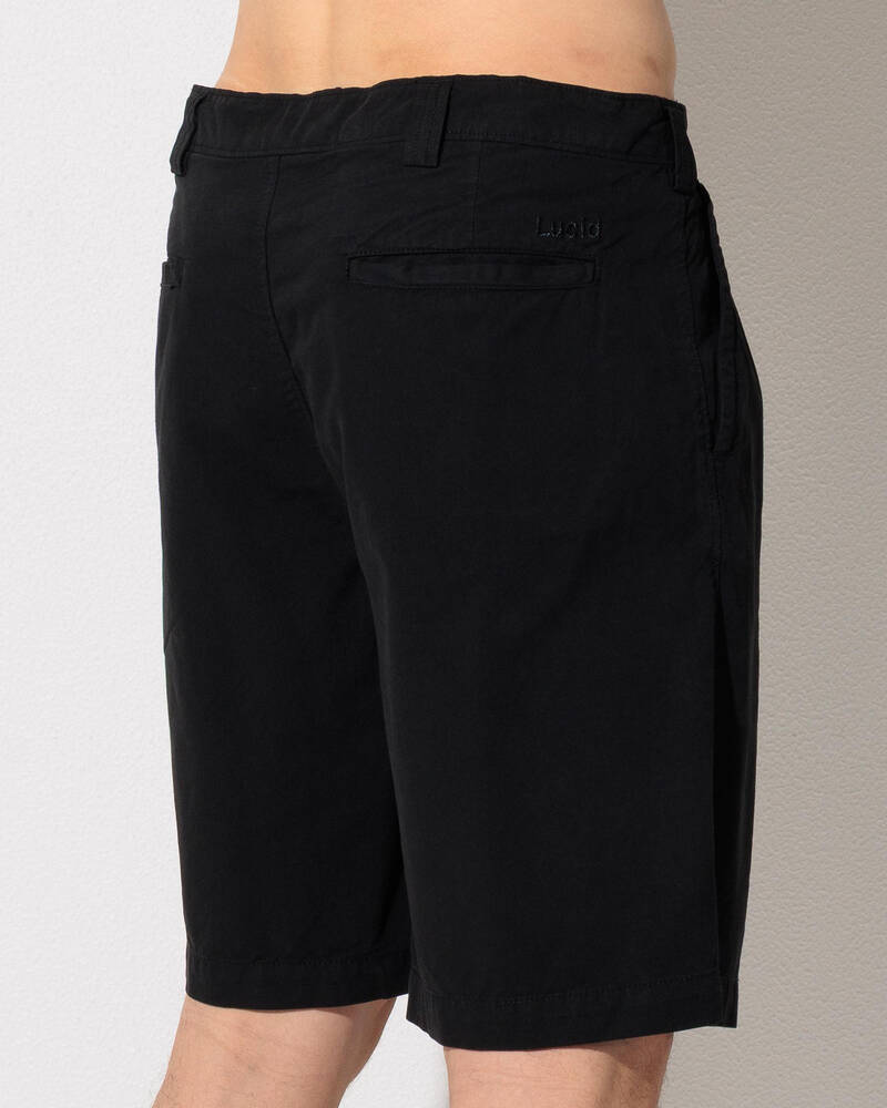 Lucid Precision Pleated Walk Shorts for Mens