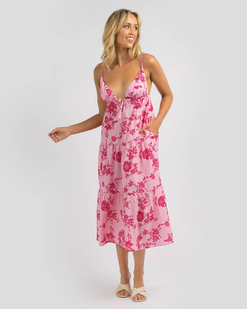 Runaway Heart Lola Midi Dress for Womens