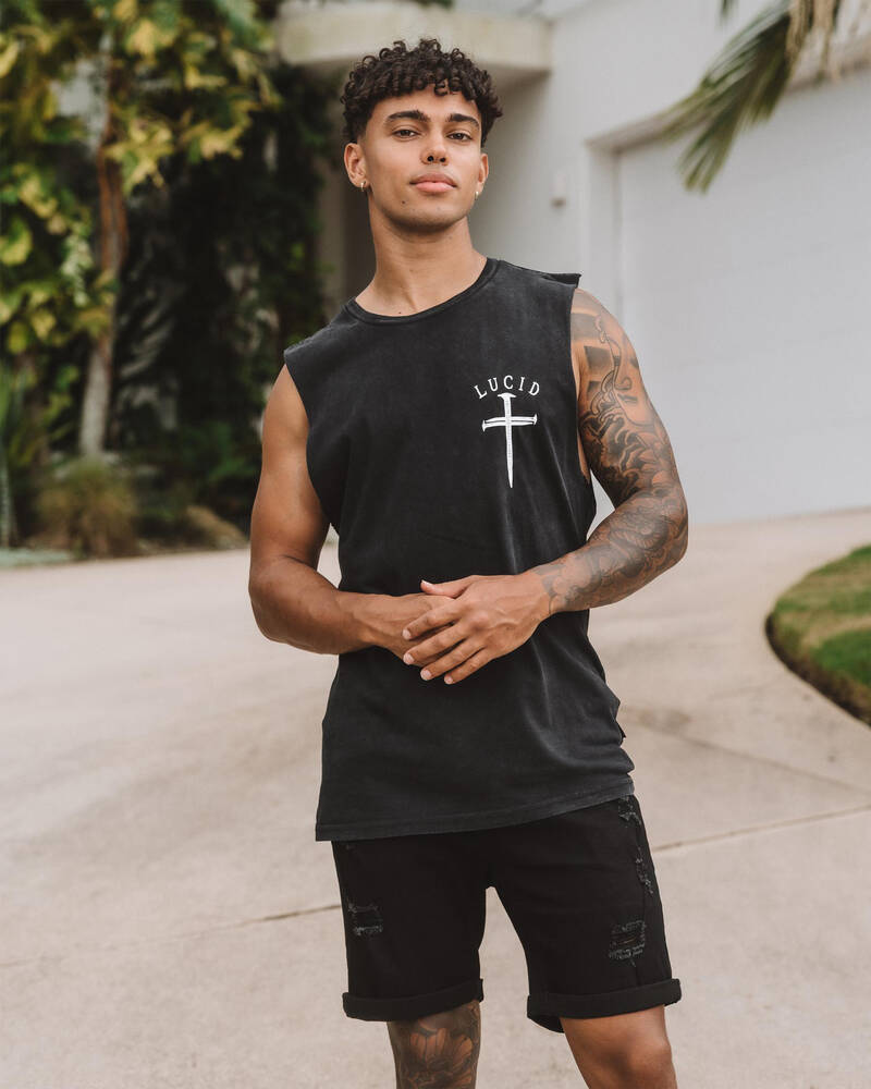 Lucid Trapper Denim Walk Shorts for Mens