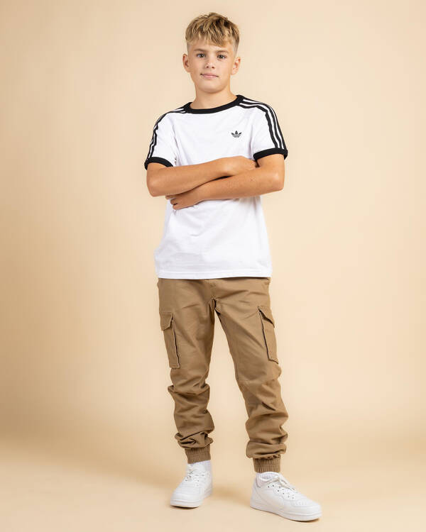 adidas Boys' 3 Stripe T-Shirt for Mens