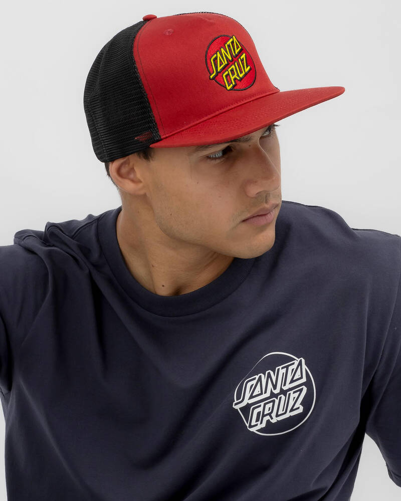 Santa Cruz Classic Dot Patch Cap for Mens