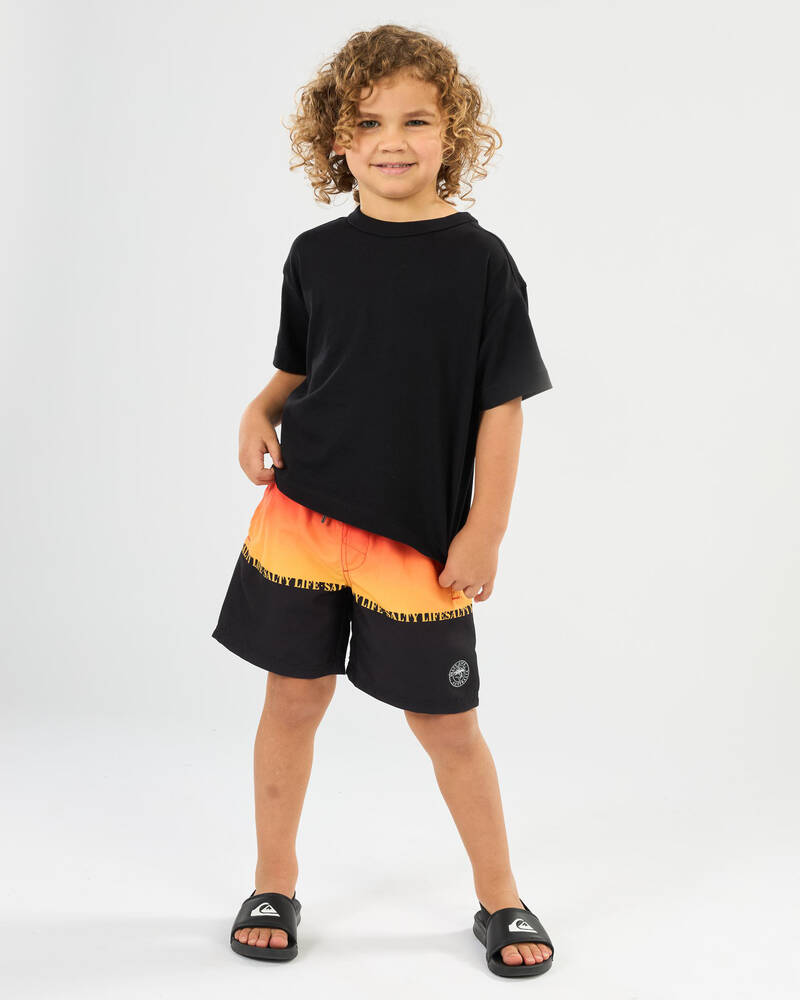 Salty Life Toddlers' Fire Edge Elastic Waist Shorts for Mens