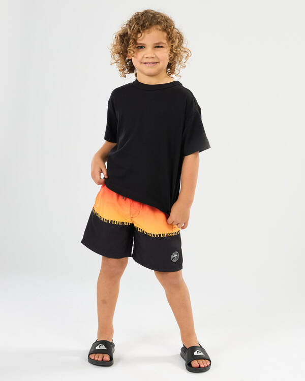 Salty Life Toddlers' Fire Edge Elastic Waist Shorts for Mens