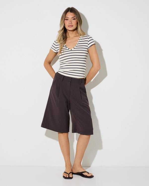 Mooloola Holly V Neck Top for Womens