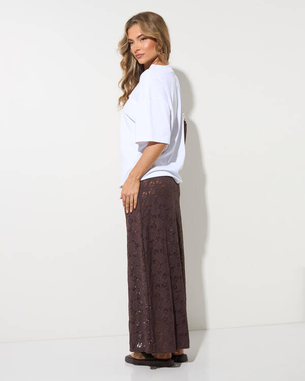 Mooloola Meli French Lace Maxi Skirt for Womens