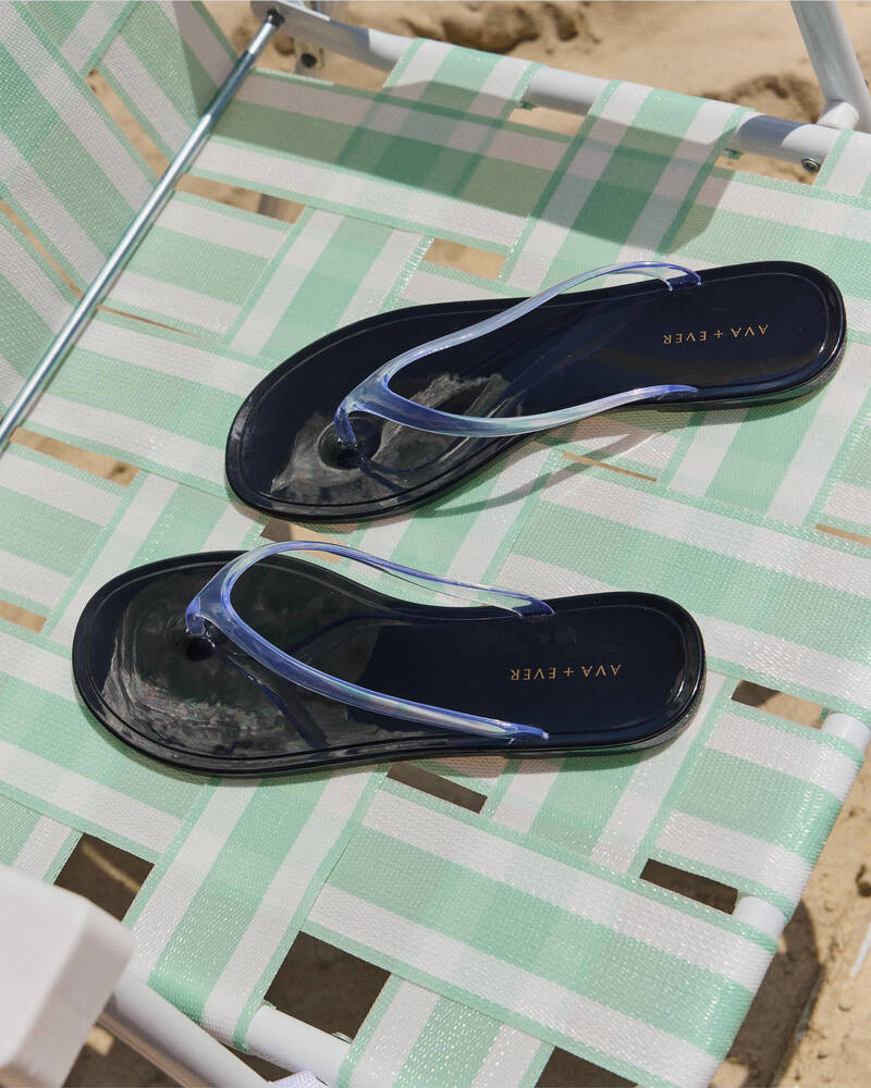 Ava And Ever Beach Jelly Thongs for Womens