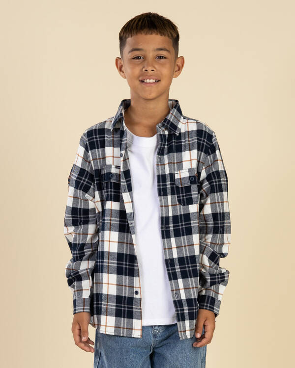 Boys' Rory Long Sleeve Flannel Shirt