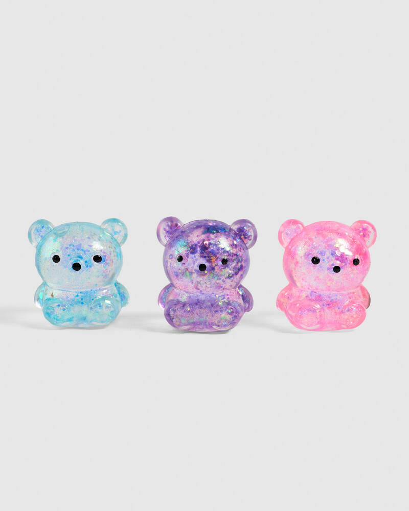 Scrunchems Squishy Bears 3Pk Fidget Toy for Unisex
