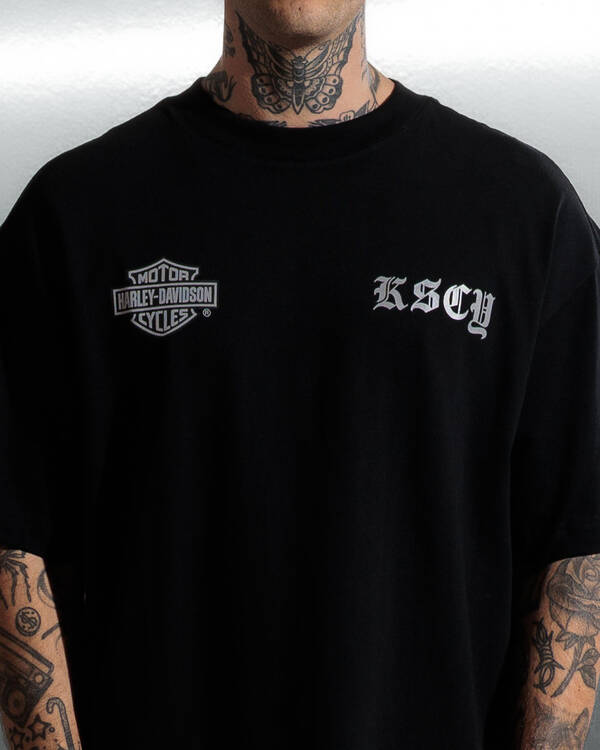 Kiss Chacey Harley-Davidson Scrambler Street T-Shirt for Mens