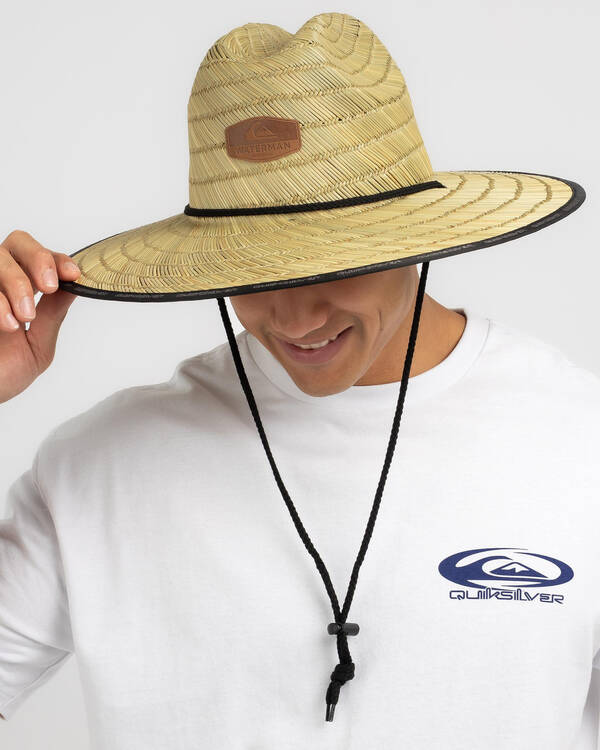Quiksilver Waterman Dredged Straw Hat for Mens