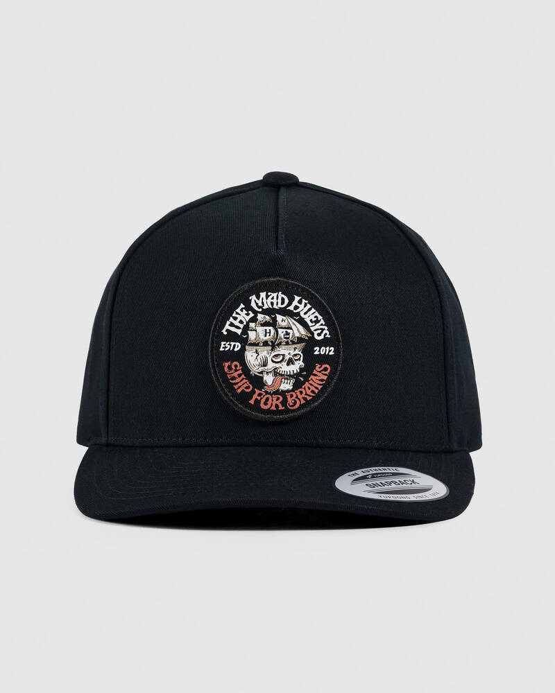 The Mad Hueys Ship For Brains Twill Snapback Cap for Mens