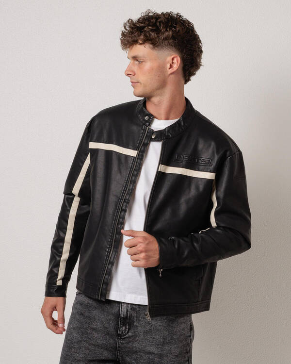 Tour Faux Leather Jacket