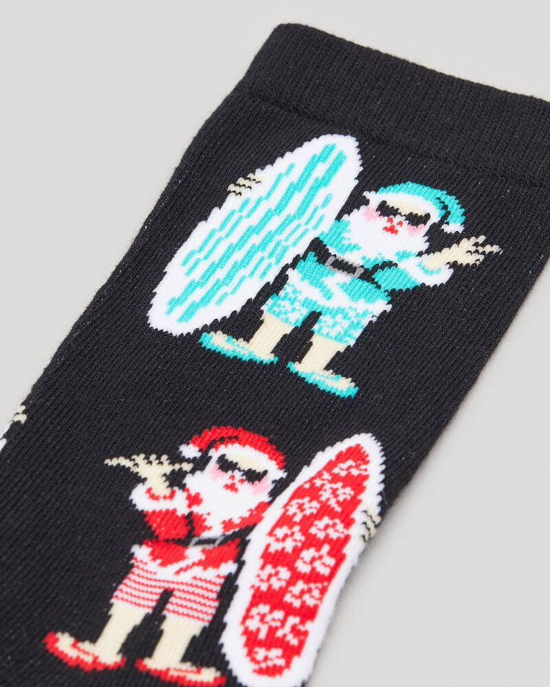 Lucid Surfin' Santa Socks for Mens