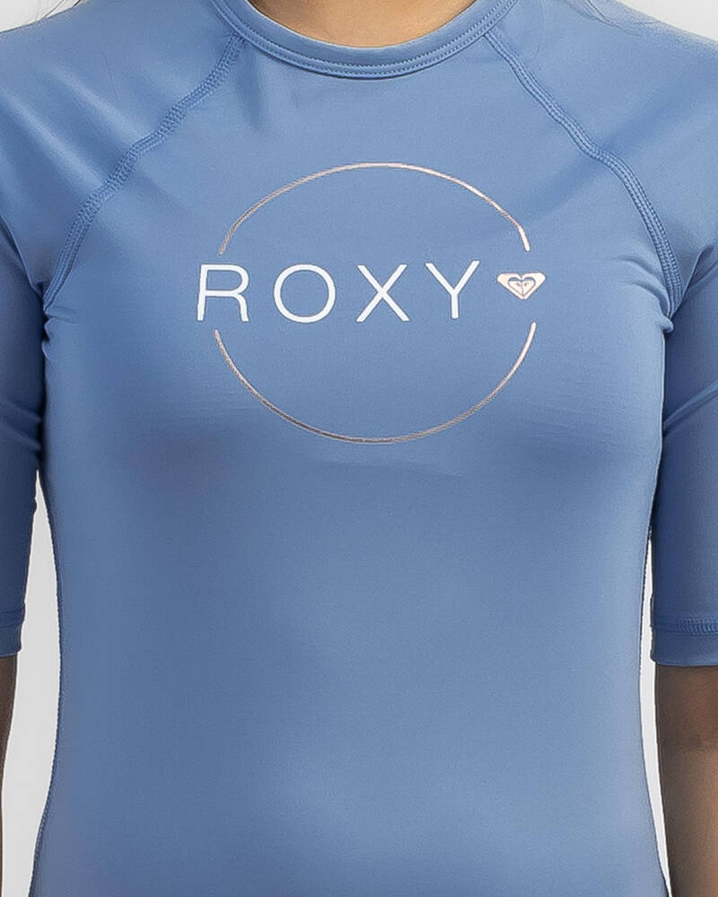 Roxy Girls' Beach Classics Short Sleeve Rash Vest for Womens
