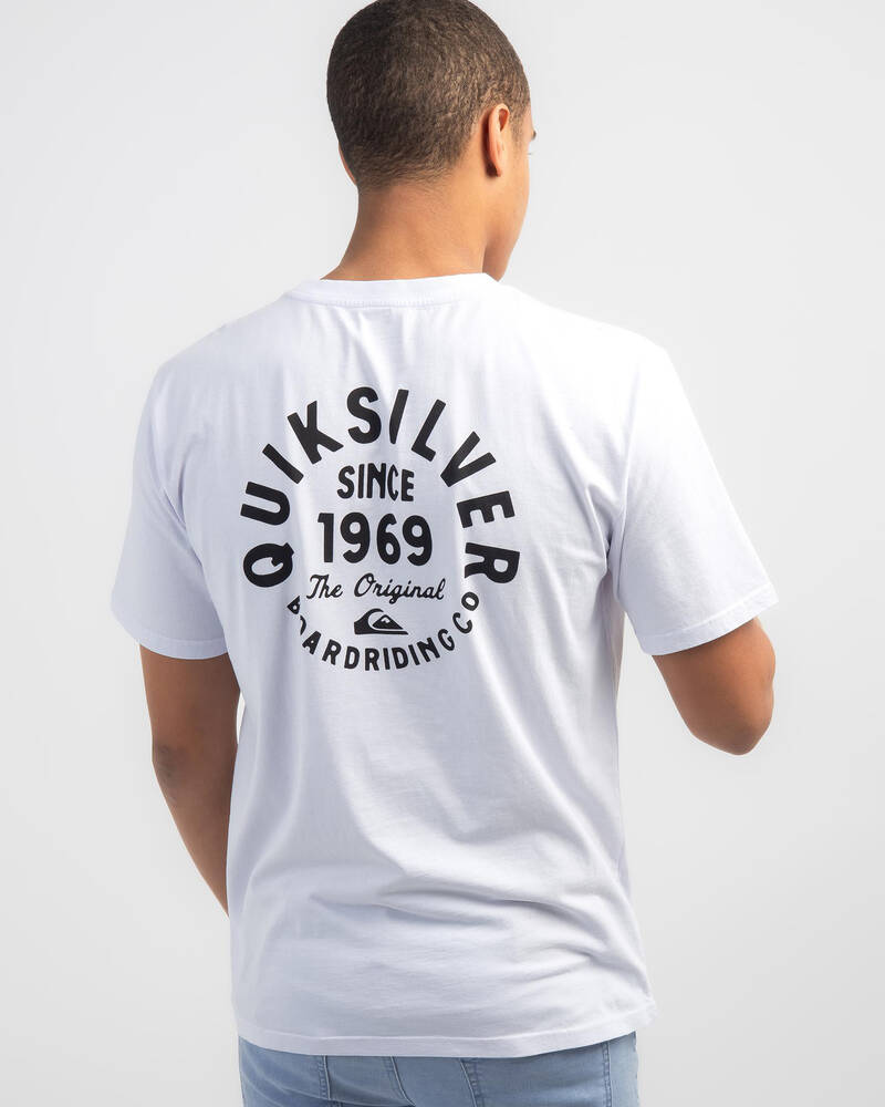 Quiksilver Circled Script T-Shirt for Mens