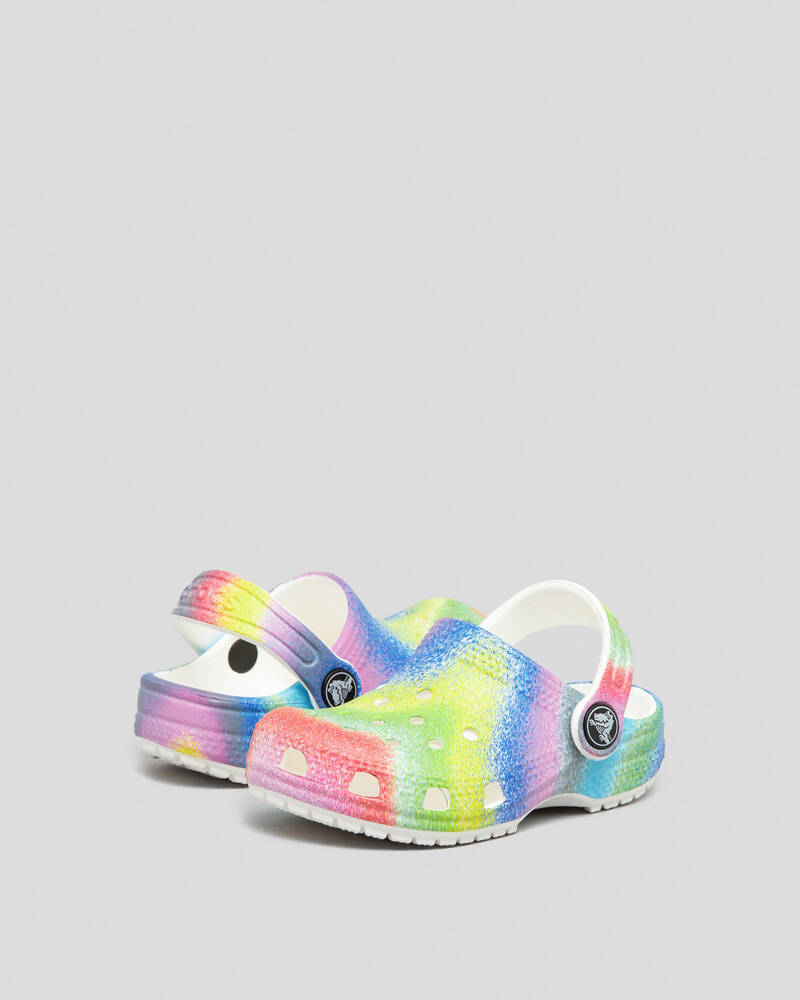 Crocs Toddlers' Classic Spray Dye Clogs for Unisex