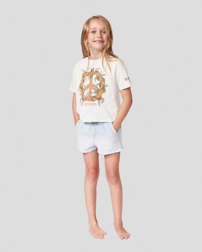 Rip Curl Toddlers' Earth Waves Peace T-Shirt for Womens