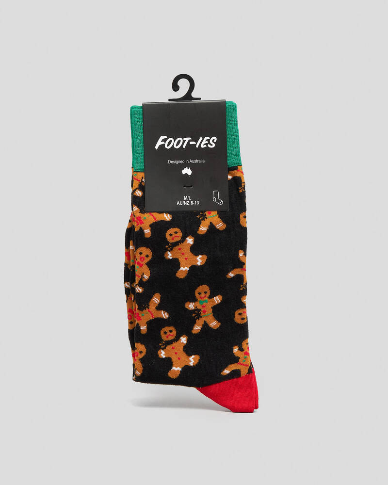 FOOT-IES Gingerbread Socks for Mens