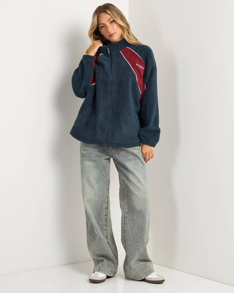 Rusty Two Tides Zip Through Jacket for Womens