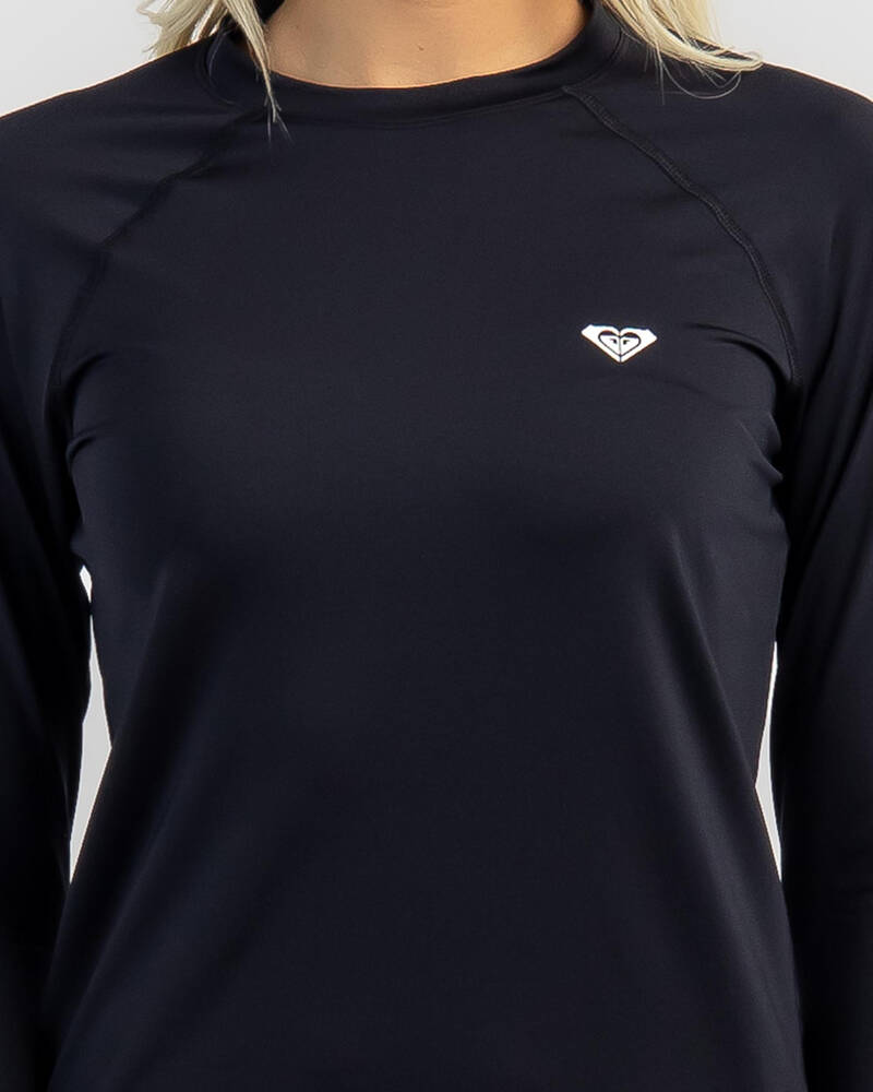 Roxy Essentials Long Sleeve Rash Vest for Womens