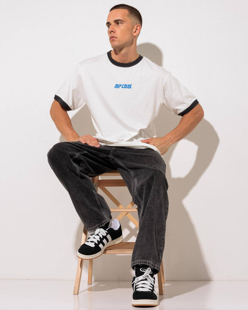 Rip Curl Liquid Trips Ringer T-Shirt for Mens