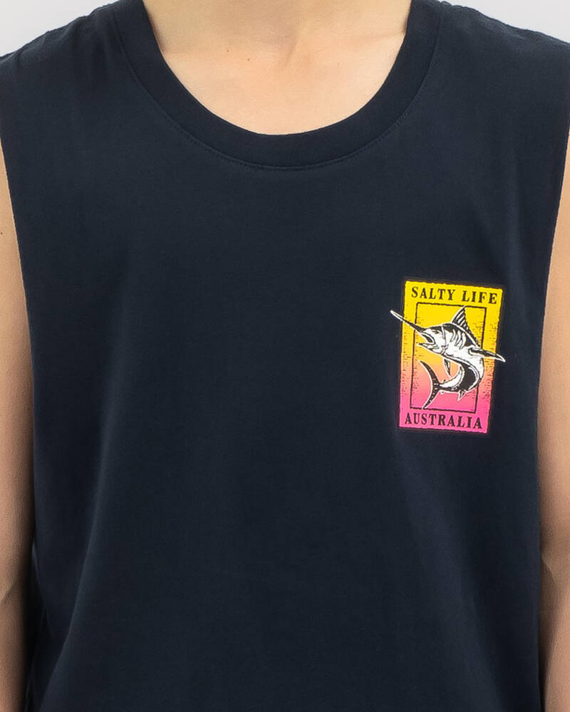 Salty Life Boys' Elusive Muscle Tank for Mens