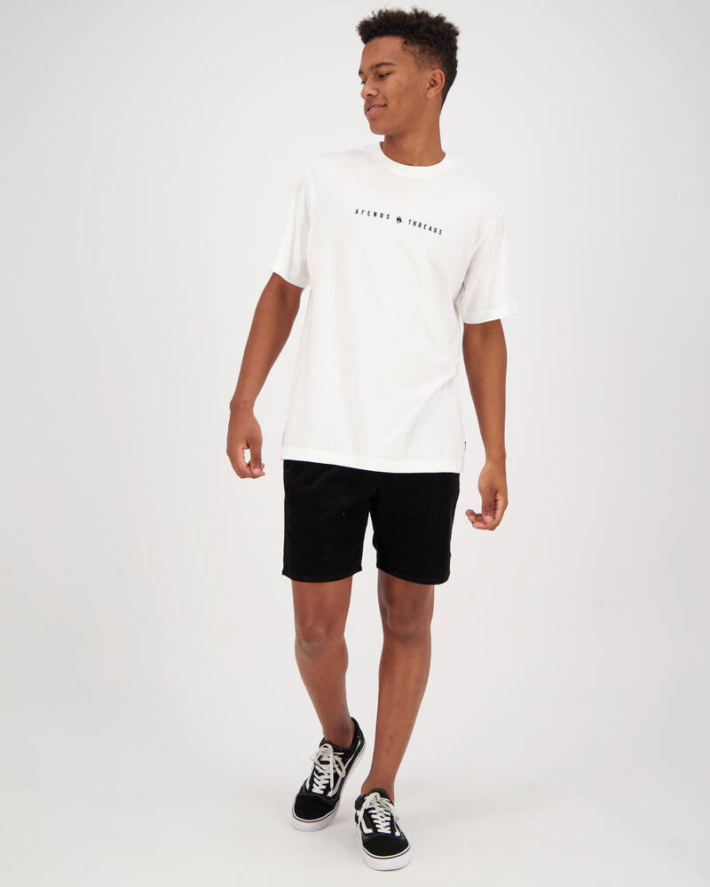 Afends Threads Retro Fit T-Shirt for Mens