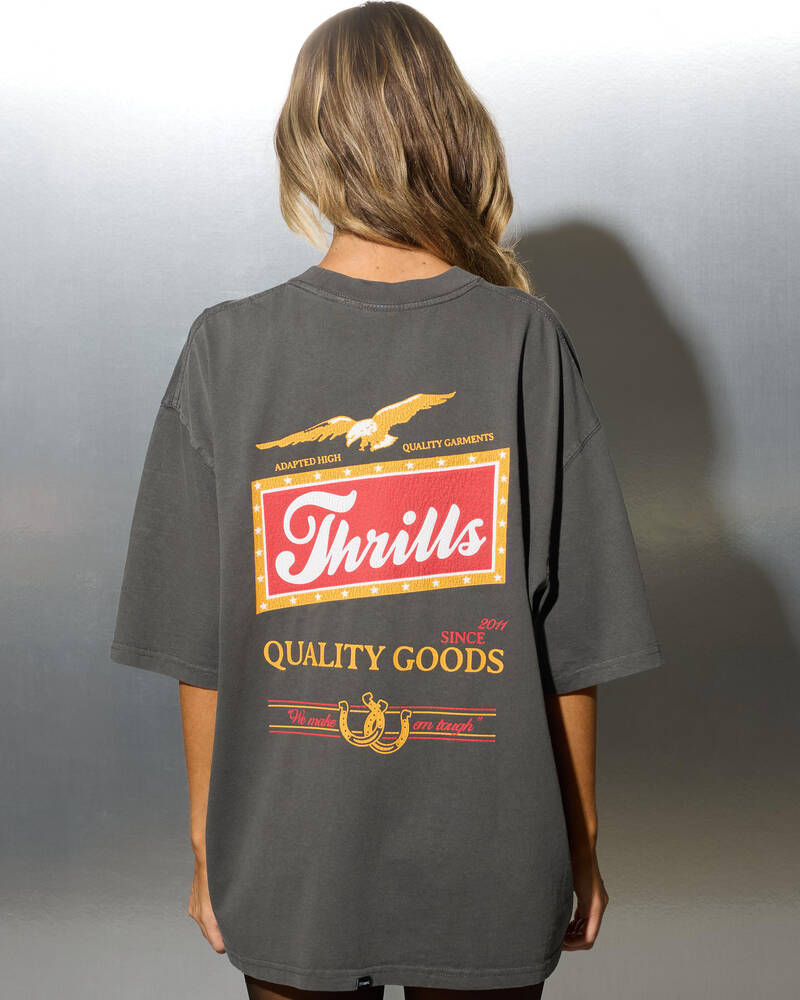 Thrills Make Em Tough Oversized T-Shirt for Womens