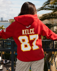Majestic Kelce Player N&N Chiefs Hoodie for Unisex image number null