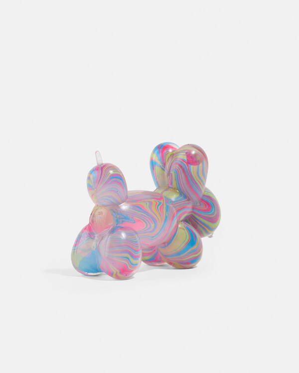 Get It Now Balloon Dog Paint Drip Look Squishy Fidget Toy for Unisex