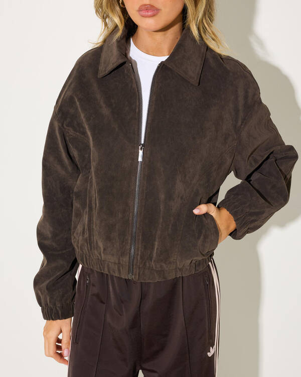 Ava And Ever Halie Faux Suede Jacket for Womens