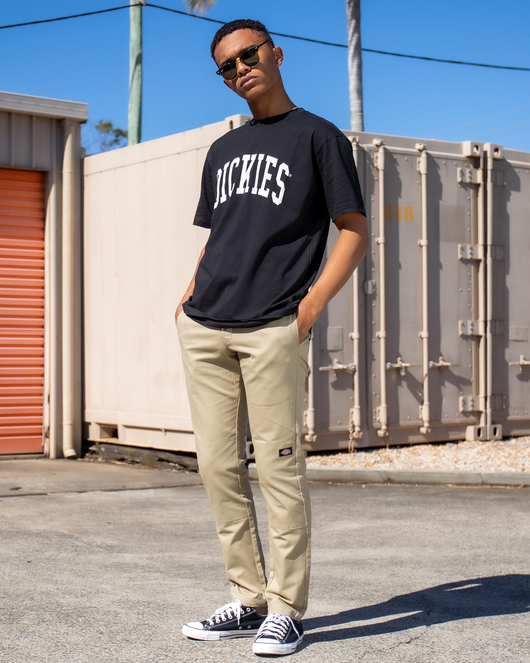 Dickies 811 Skinny Straight Pants In Desert Sand - FREE* Shipping
