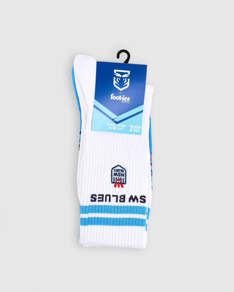 FOOT-IES Blues Icons Sneaker Socks 2 Pack for Mens