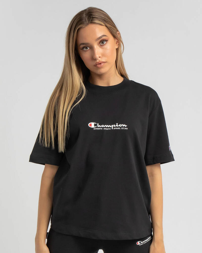 Champion Logo T-Shirt for Womens
