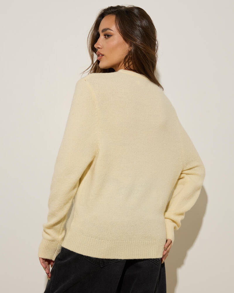 S-Double Placement Knit Jumper for Womens